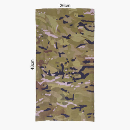 Camouflage Headover Scarf - Dimensions