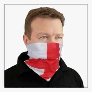 Headover Tube Scarf - English Flag