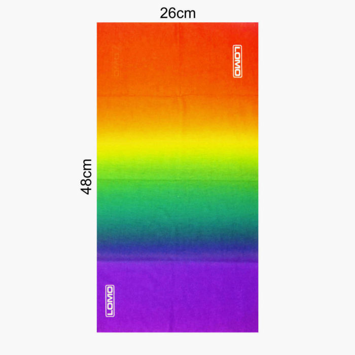 Rainbow Headover Scarf - Dimensions