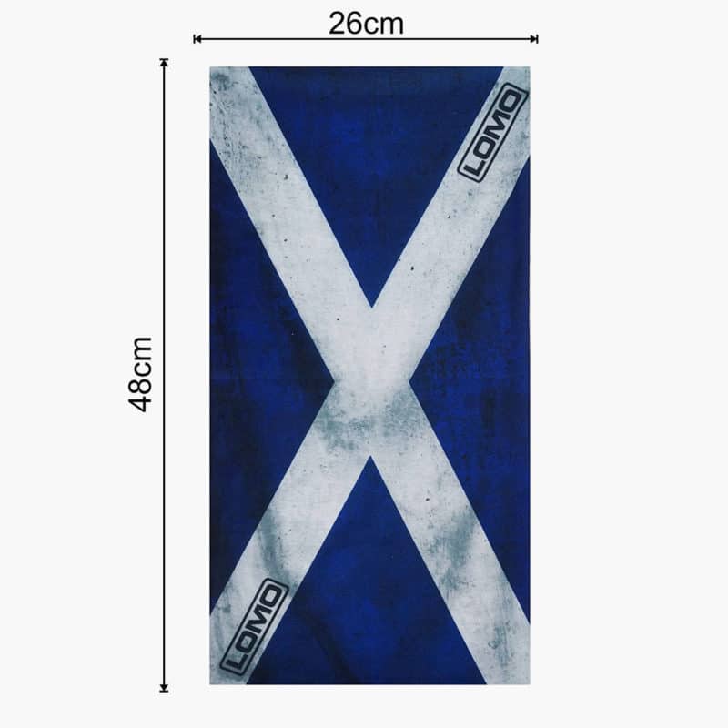Saltire Overhead Scarf - Dimensions