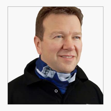 Saltire Overhead Scarf - As Neck Scarf