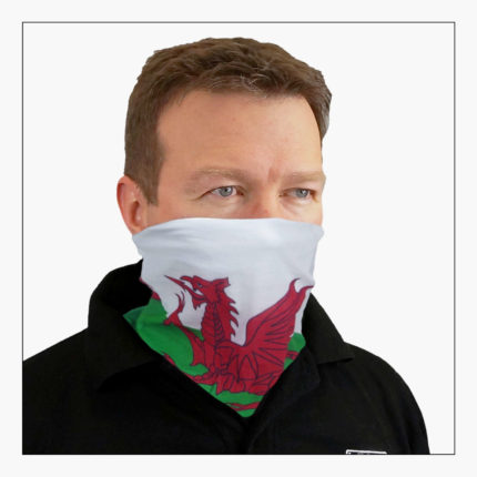 Headover Tube Scarf - Welsh Flag