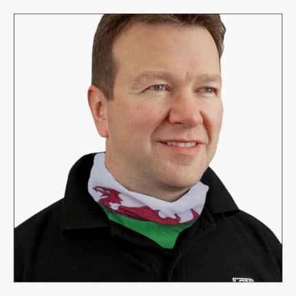 Welsh Flag Overhead Scarf - As Neck Scarf