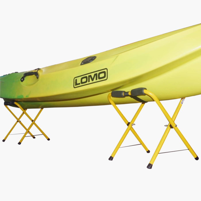Folding Kayak Trestle Stands - SOT Kayak Close Up