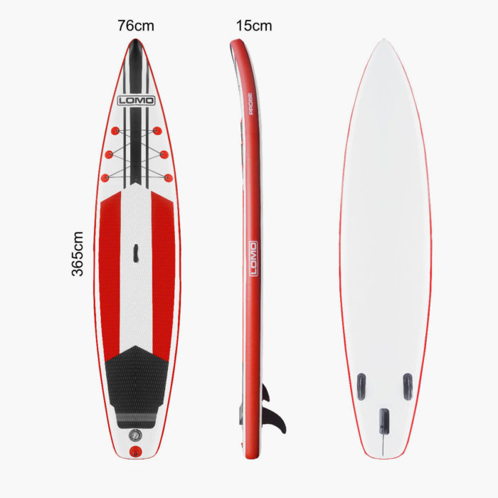 Probe Inflatable SUP Dimensions