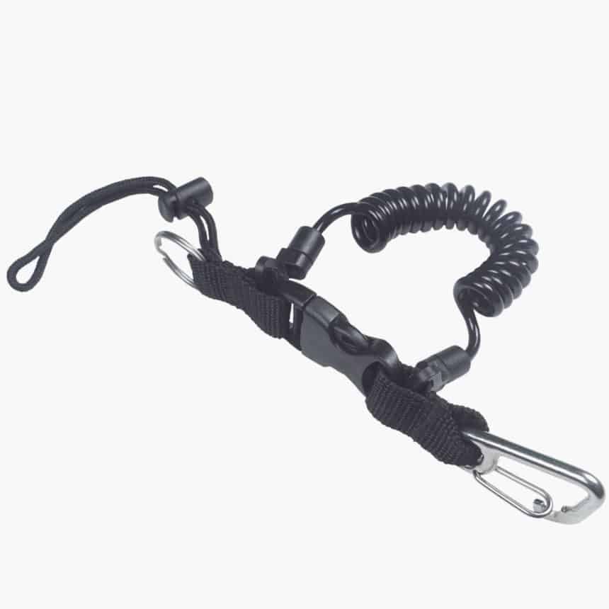 Quick Release Diving Lanyard With Ring & Stainless Ring Clip Lomo