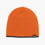 Reversible Beanie Hat - Orange Side