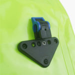 Rixen and Kaul Twist Hook System - Attached to Lomo Hi Vis Pannier Dry Bag