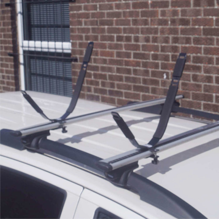Roof Rack J Bars - Front Profile View