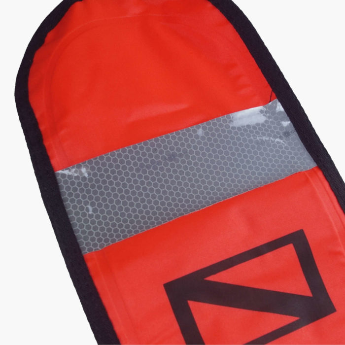 Red SMB 5 - Delayed Surface Marker Buoy - Light Reflective Top Panel