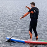 Sup Paddle In Use On Loch Lomond