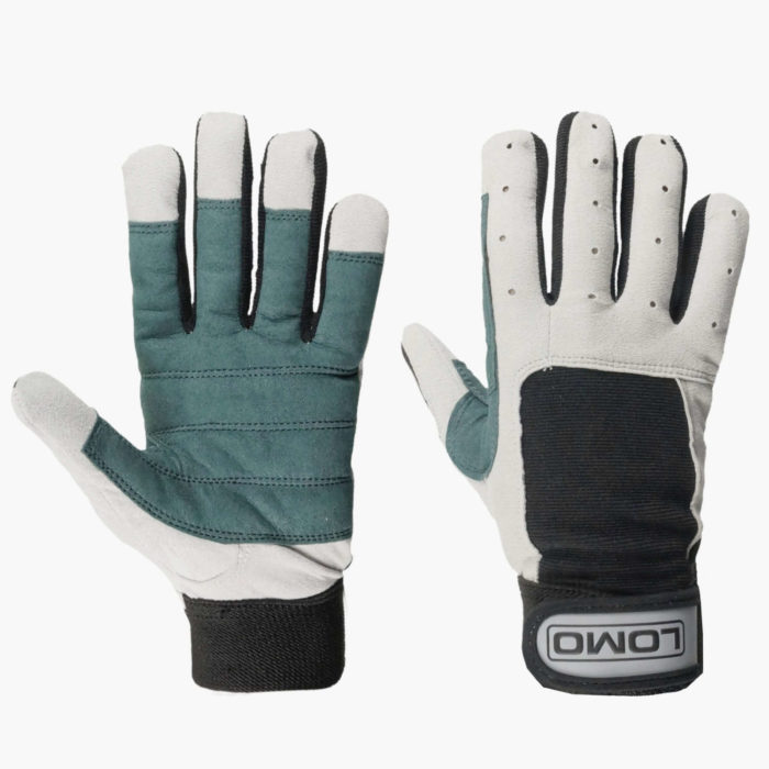 Long Finger Sailing Gloves - Velcro Wrist Closure