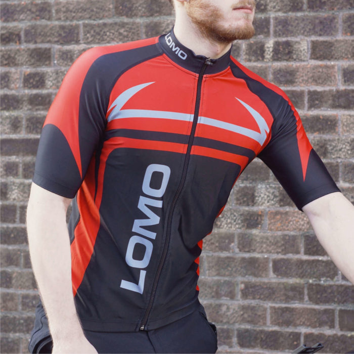 Short Sleeved Cycle Jersey - In Use