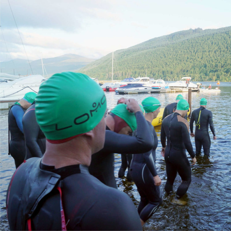 Silicone Swimming Caps - At Triathlon Event