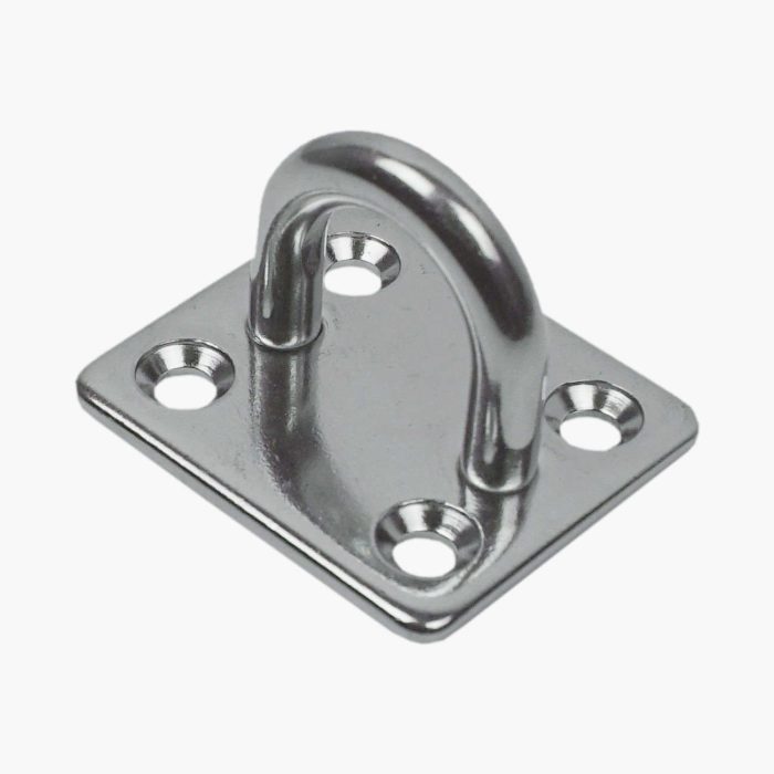 Stainless Steel Eye Plates - Square 5mm