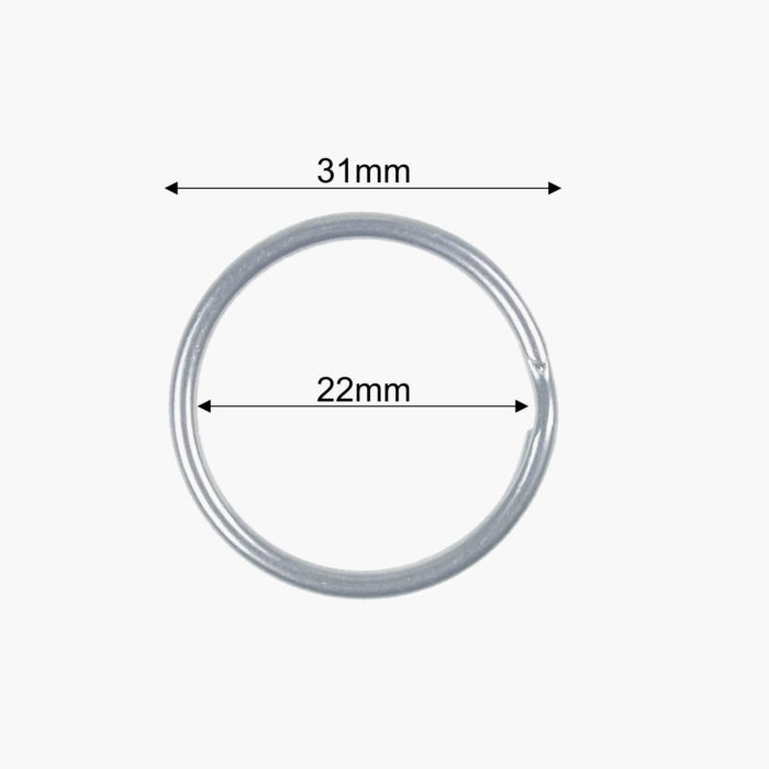 Stainless Steel Split Ring - Dimensions