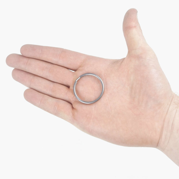 Stainless Steel Split Ring - In Hand
