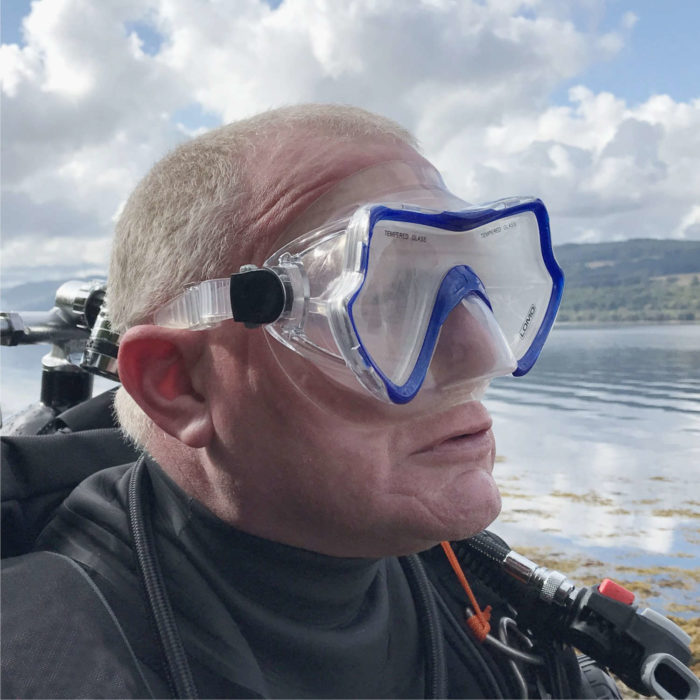 Stratos Diving Mask - In Use