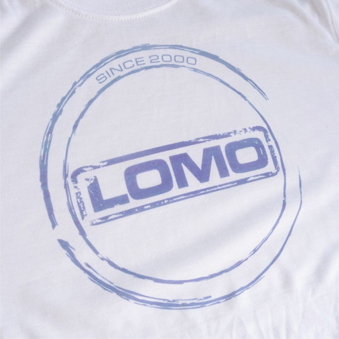 White Lomo T-Shirt - Lomo Logo Design