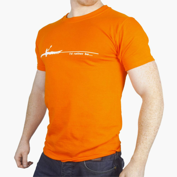 I'd Rather Be... Kayaking T-Shirt - Orange