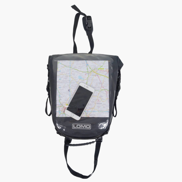 Standard Mount Waterproof Motorbike Tank Bag - Clear Top for Map and Phone