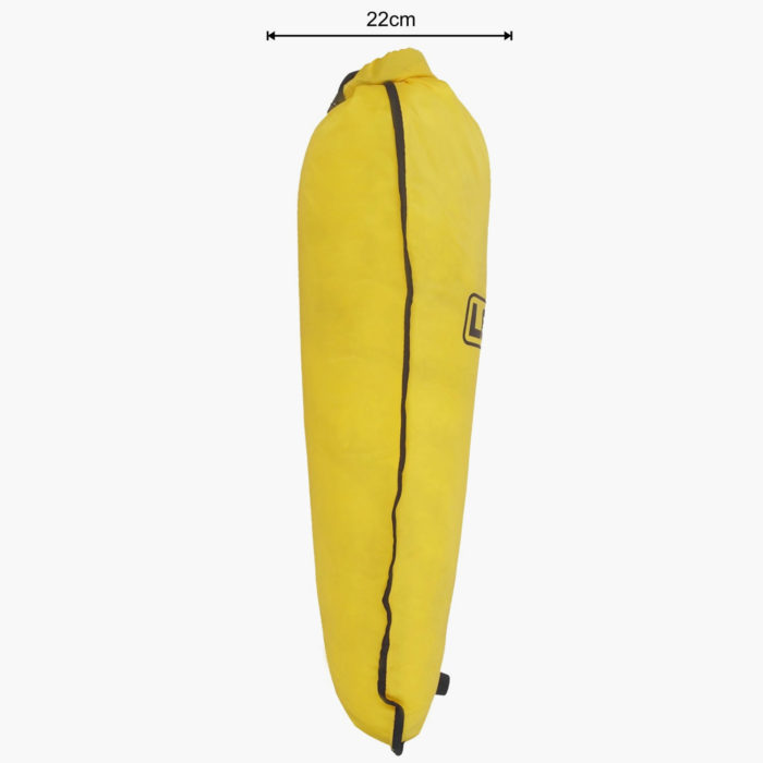 Tapered Dry Bag - Side Dimensions