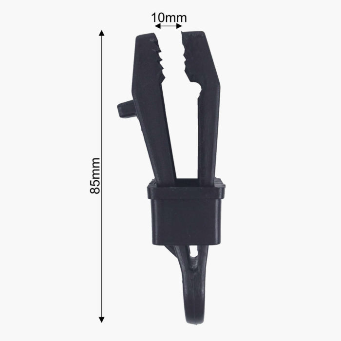 Tarp Clips - Clamp Opening Dimensions