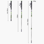 Aluminium Walking Poles - Measurements