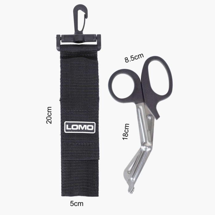 Trauma Shears with Pouch - Dimensions