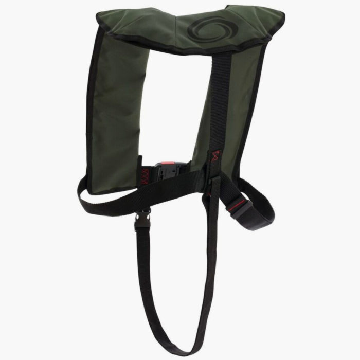 Hydro Manual Life Jacket - Green - Back
