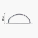 D Ring Weight Retainer - Height Dimensions