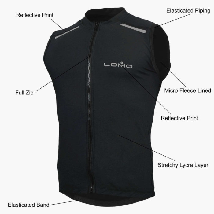 Thermal Cycling Gilet - Front Features