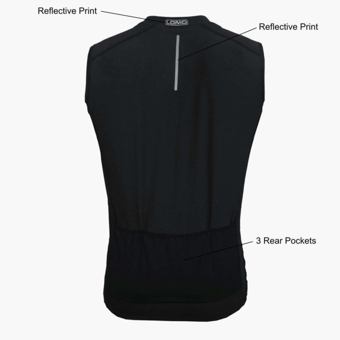 Thermal Cycling Gilet - Back Features