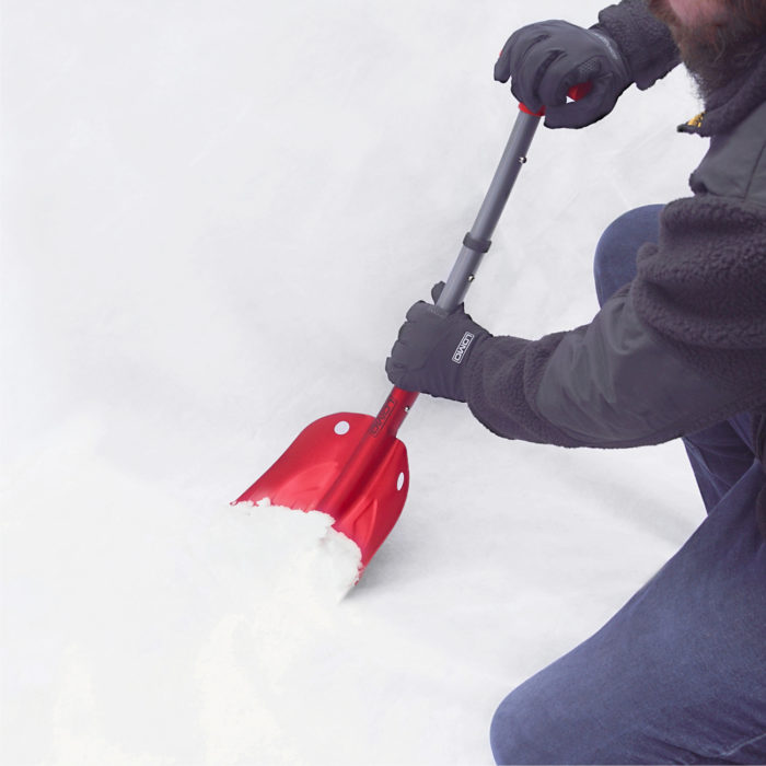 Avalanche Snow Shovel - In use