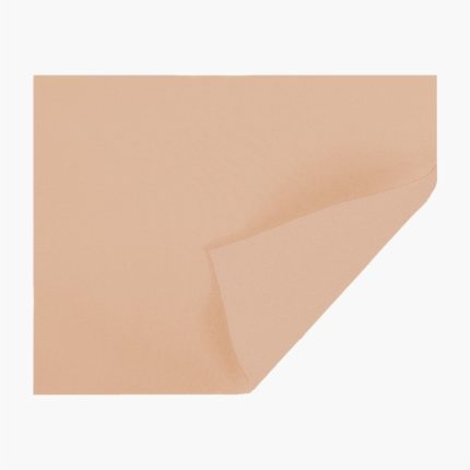 SMALL Neoprene Sheets 3mm Double Lined 230mm x 300mm - Flesh Coloured