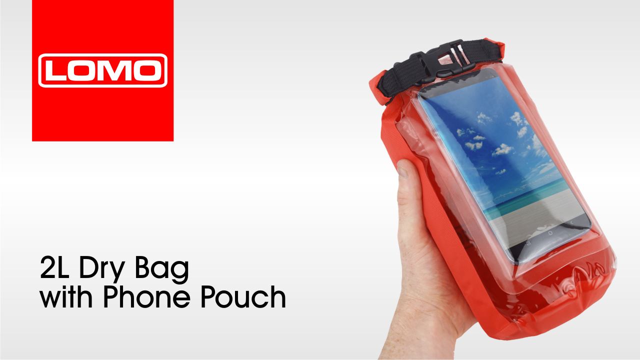 2L Dry Bag With Phone Pouch Video