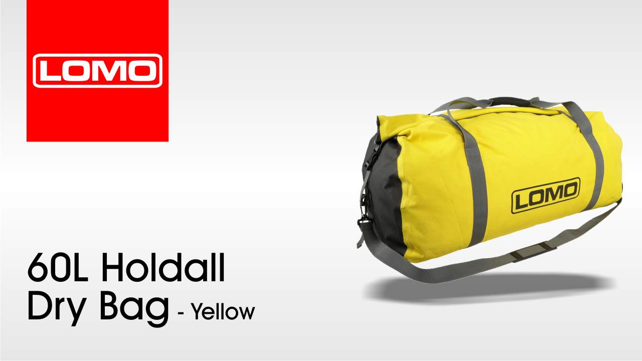 60L Holdall Dry Bag Yellow Video