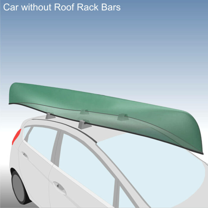 Canoe Foam Blocks On Roof Illustration