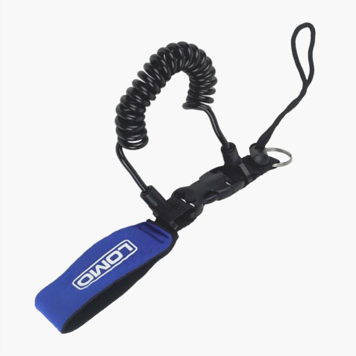Diver's Coiled Quick Release Wrist Lanyard