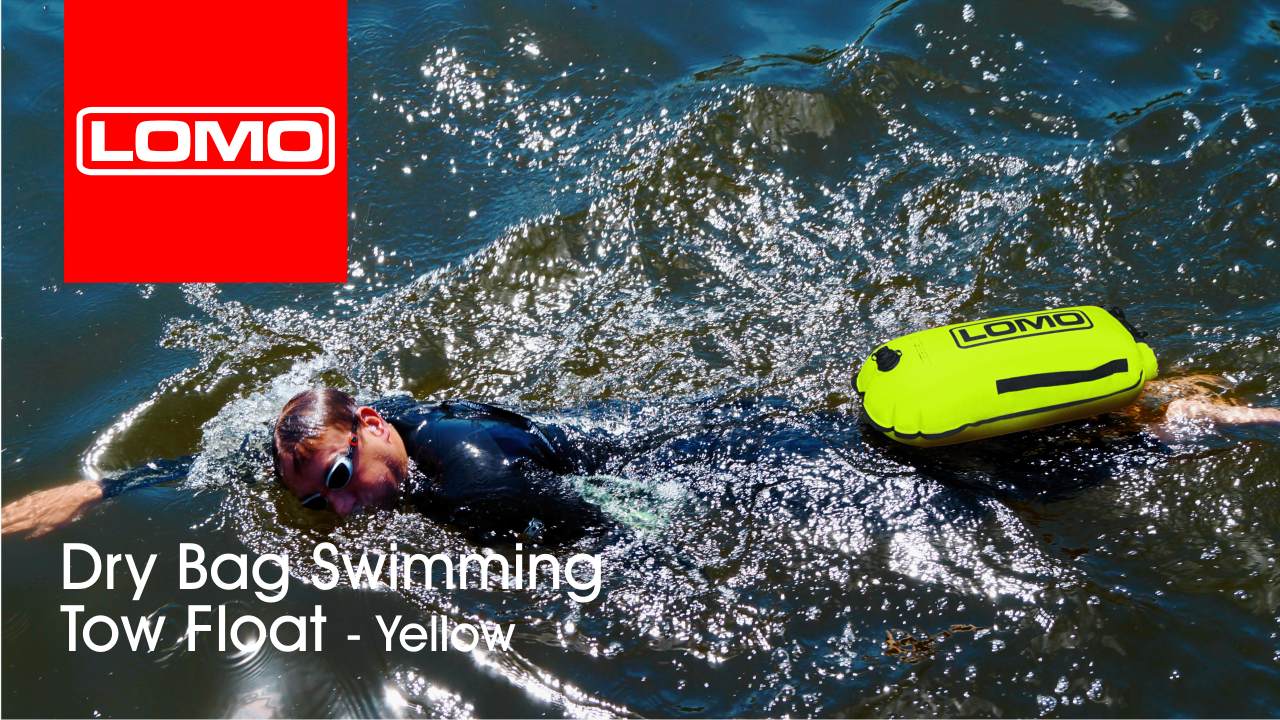 Dry Bag Swimming Tow Float Yellow Video