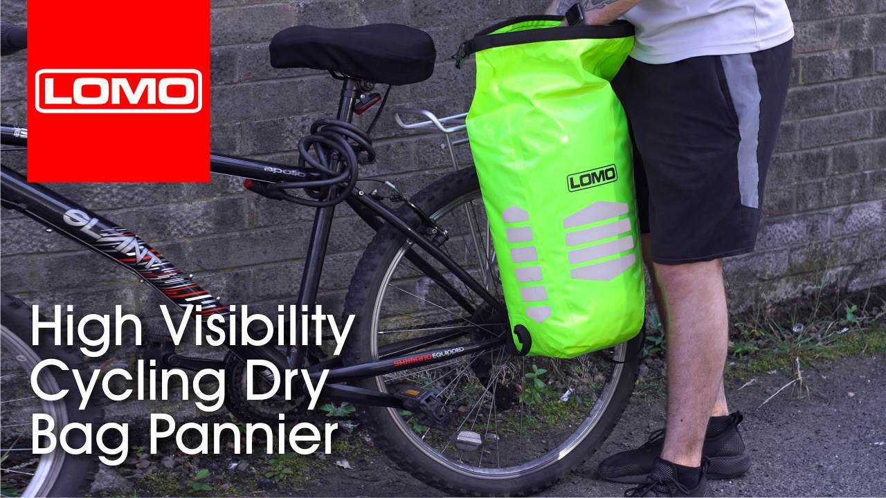 High Visibility Cycling Pannier Dry Bag