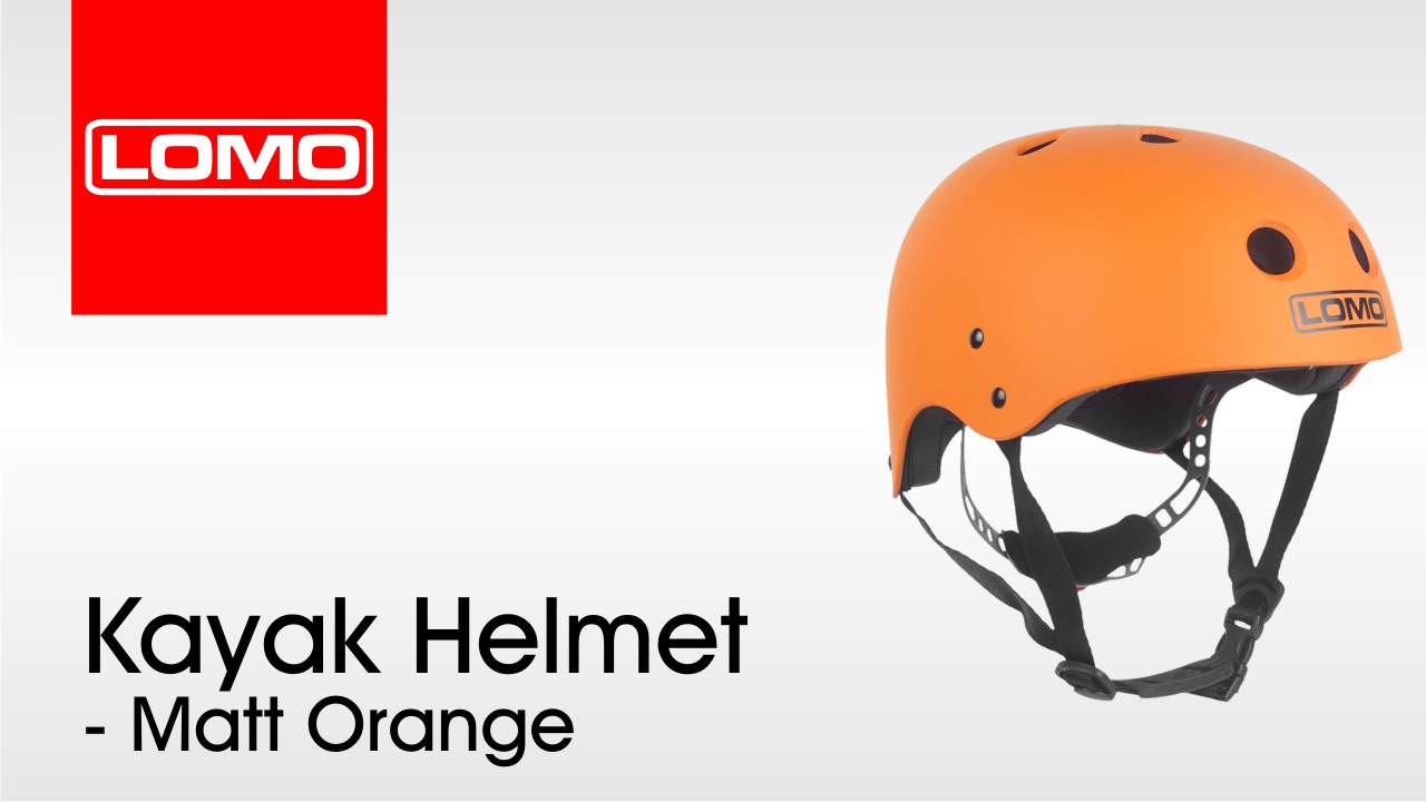 Kayak Helmet Orange Video