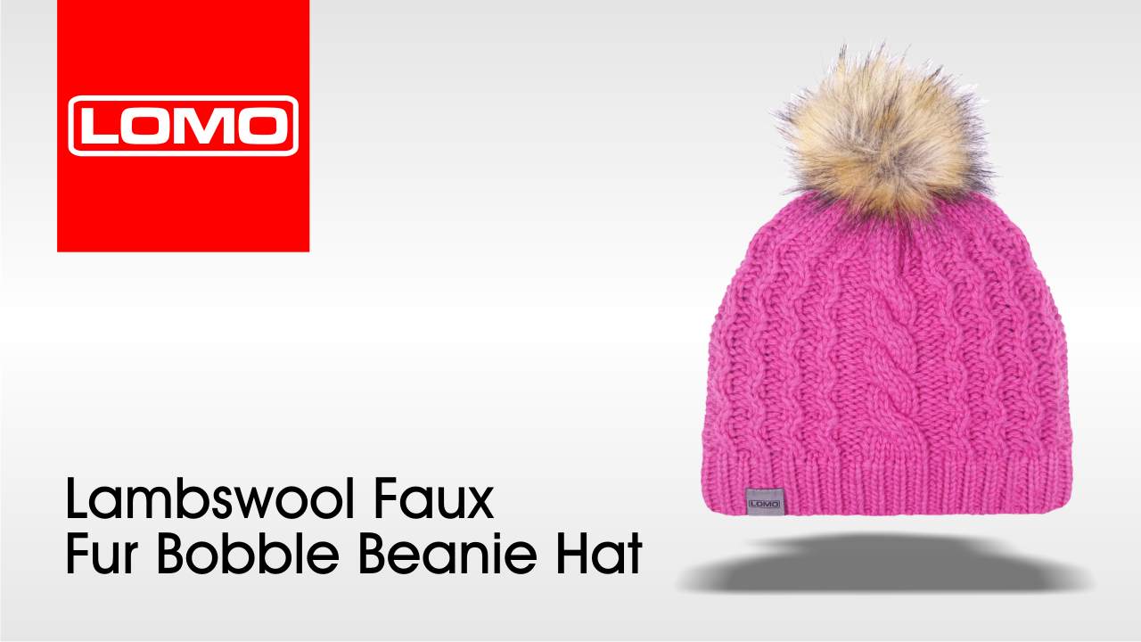 Lambswool Faux Fur Hat Video
