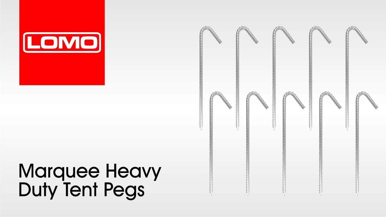 Marquee Heavy Duty Tent Pegs Video