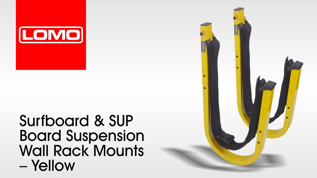Surfboard SUP Suspension Wall Rack Video