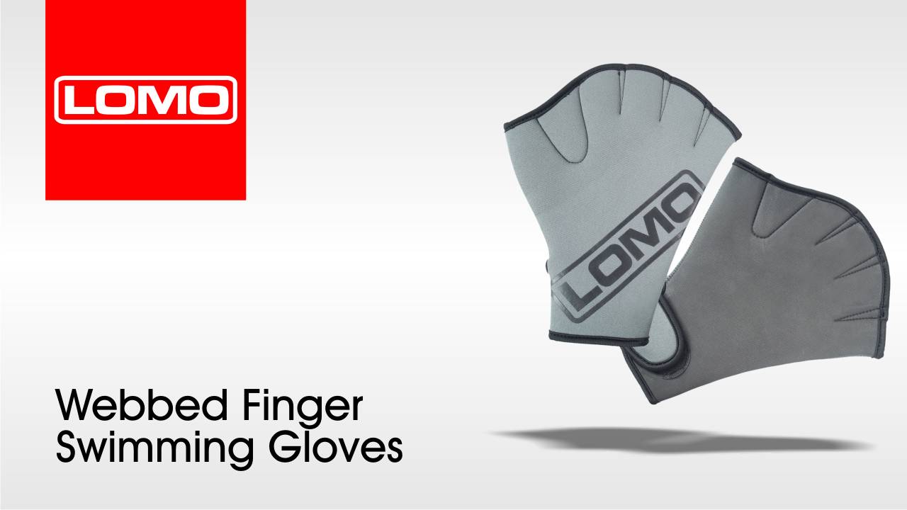 Webbed Finger Swimming Gloves Video