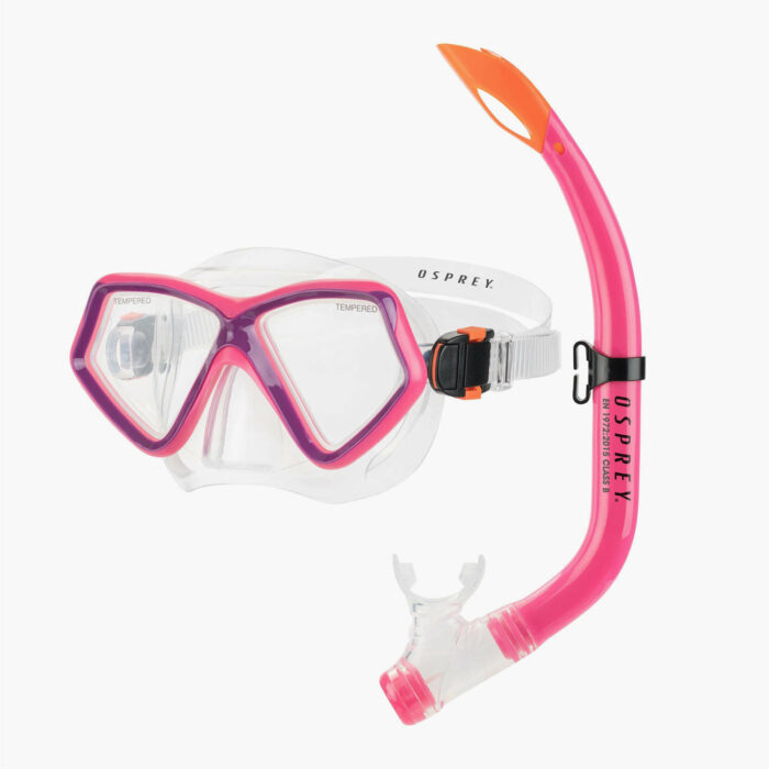 Osprey Junior Snorkel Set Pink Version