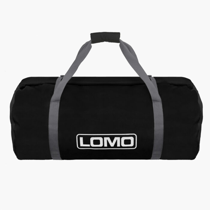 60L Holdall Dry Bag Black Front View