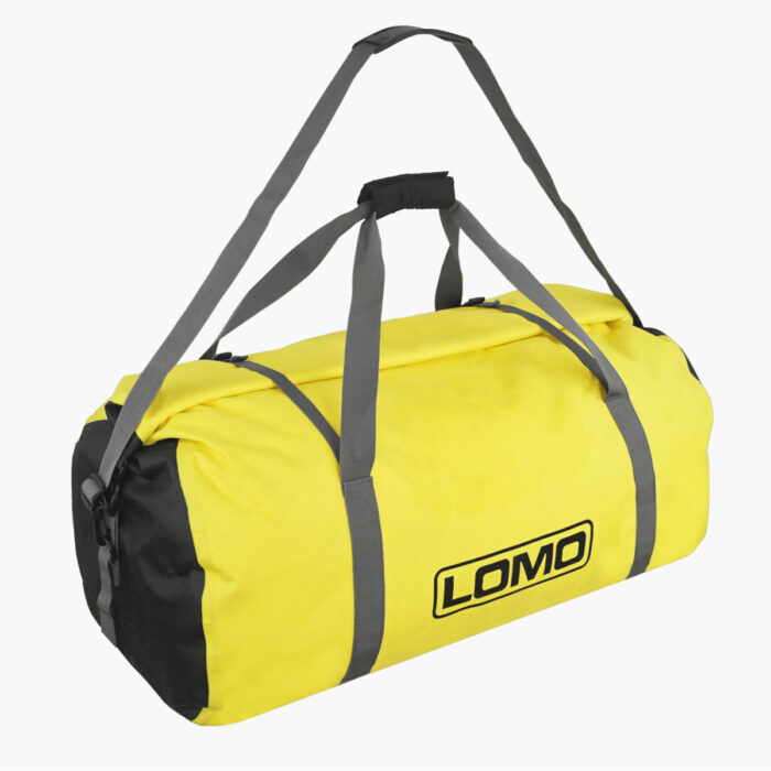 60L Holdall Dry Bag Yellow Carry Options
