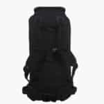 60L Rucksack Black Straps View
